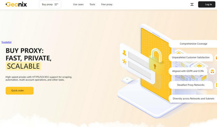 Головна сторінка Geonix