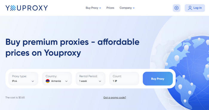 Youproxy Homepage